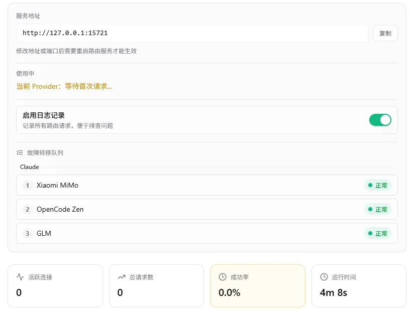 CC Switch优先级设置