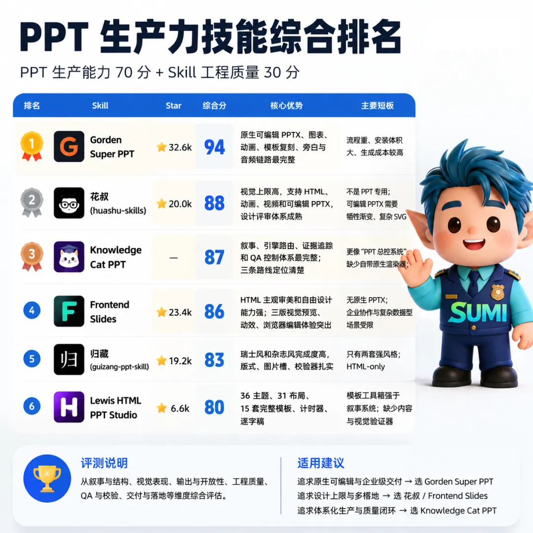 综合排名速览
