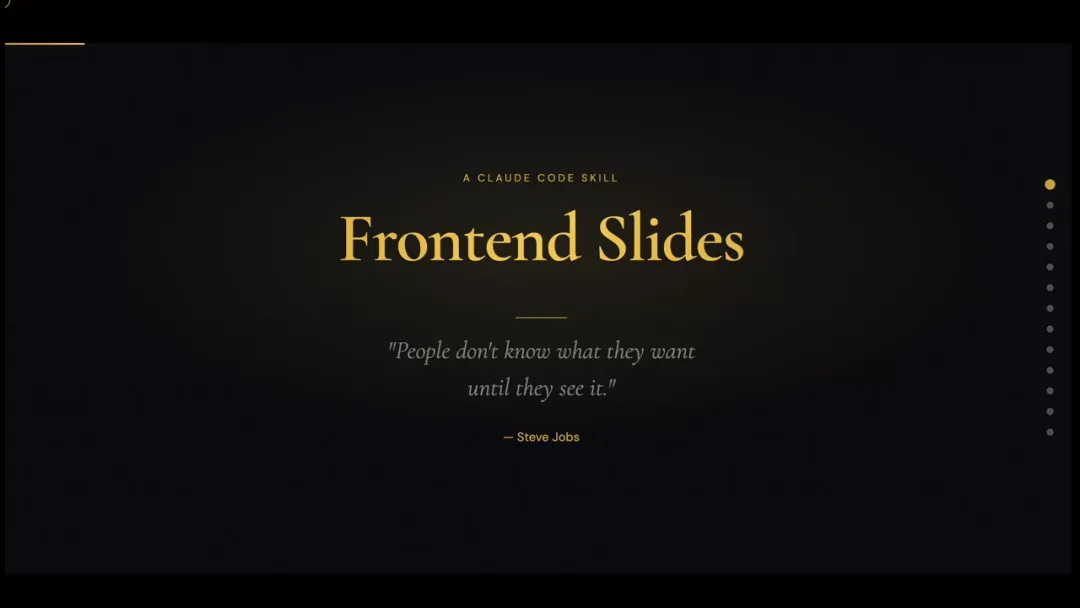Frontend Slides