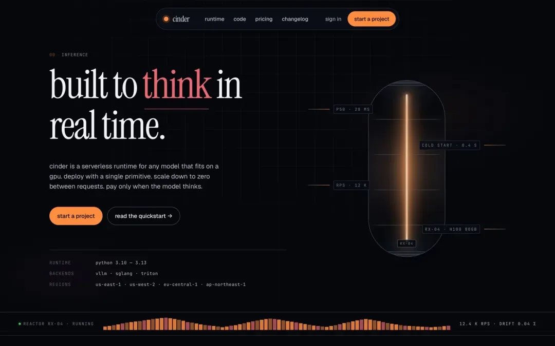 Cinder AI reasoning tool hero