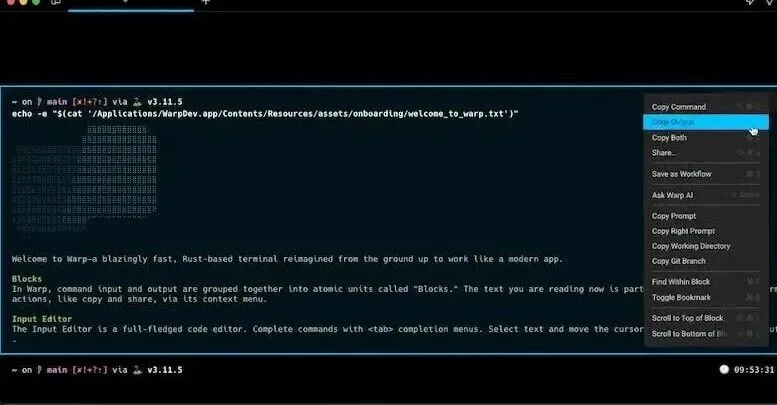Warp演示视频