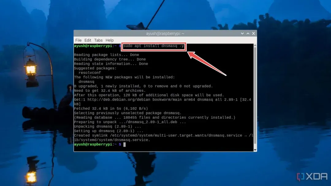 Installing Dnsmasq on the Raspberry Pi