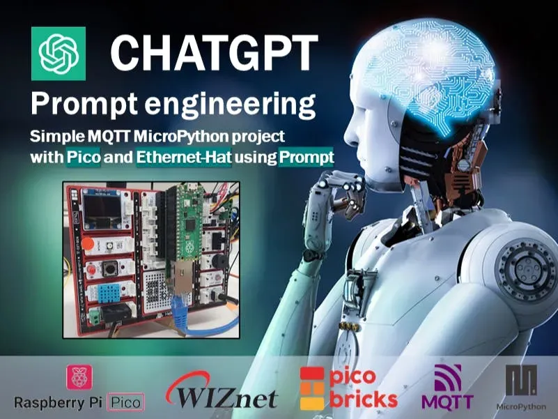 MQTT project with Pico and EthernetHat using ChatGPT Prompts